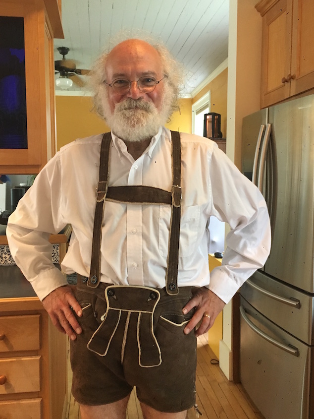 Thursday night - lederhosen